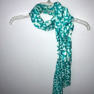 Teal scarf